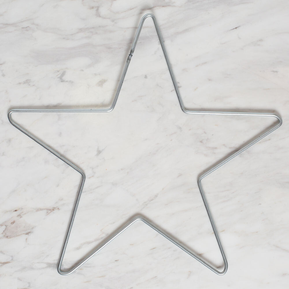 Loren Metal Yıldız 31,5 cm Makrome Halkası